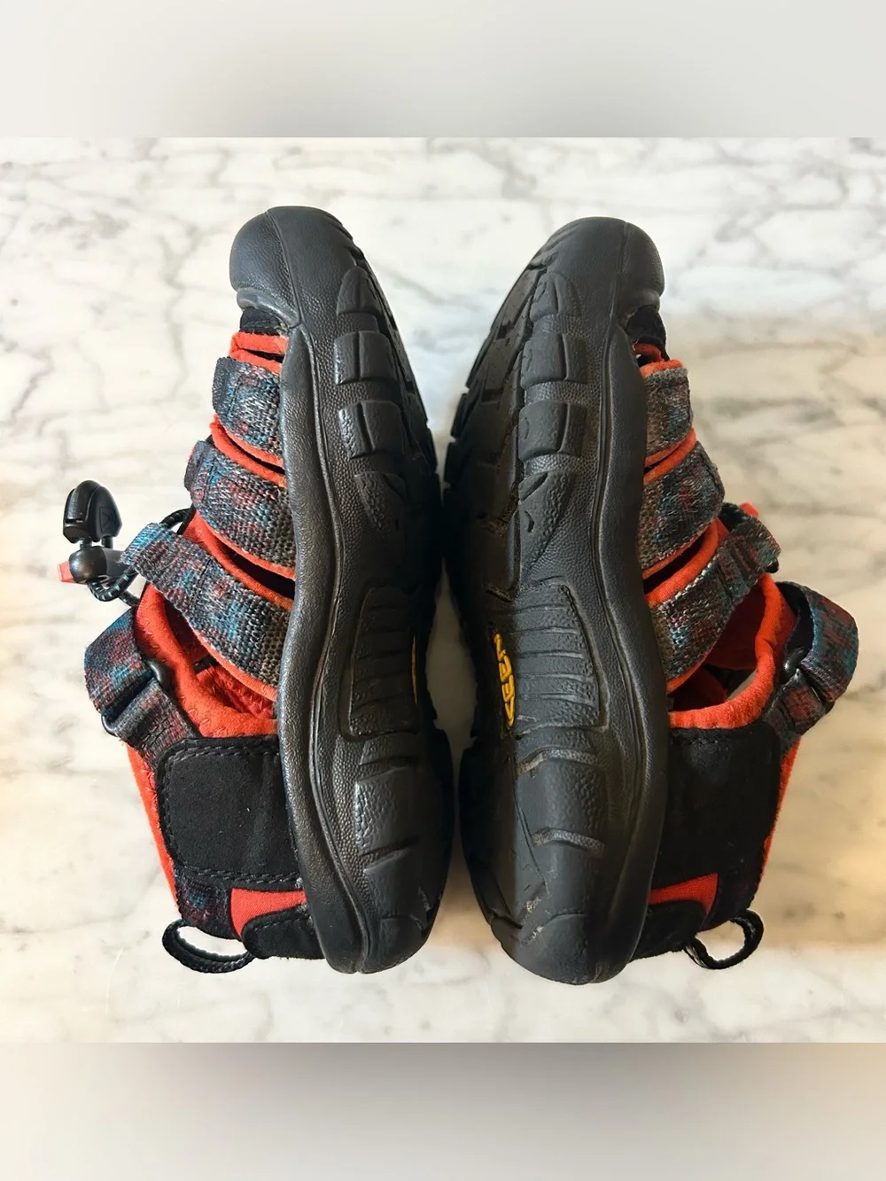 Keen Kids Newport Boundless Red & Black Closed-Toe Sport Sandals